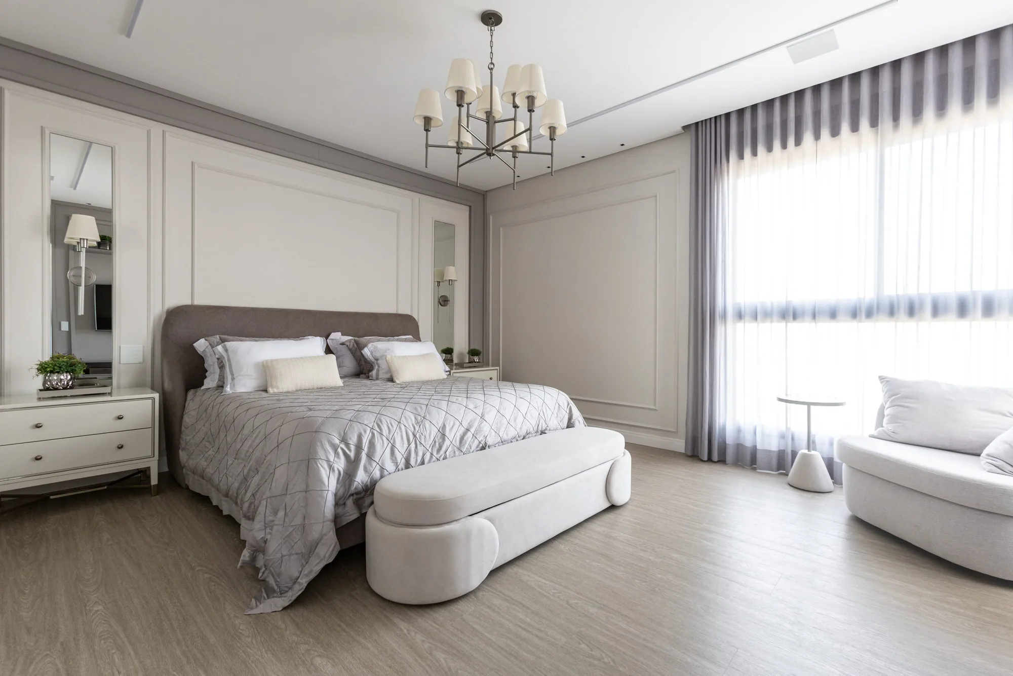 Casa Alphaville SJ — projeto com peças Bed and Room