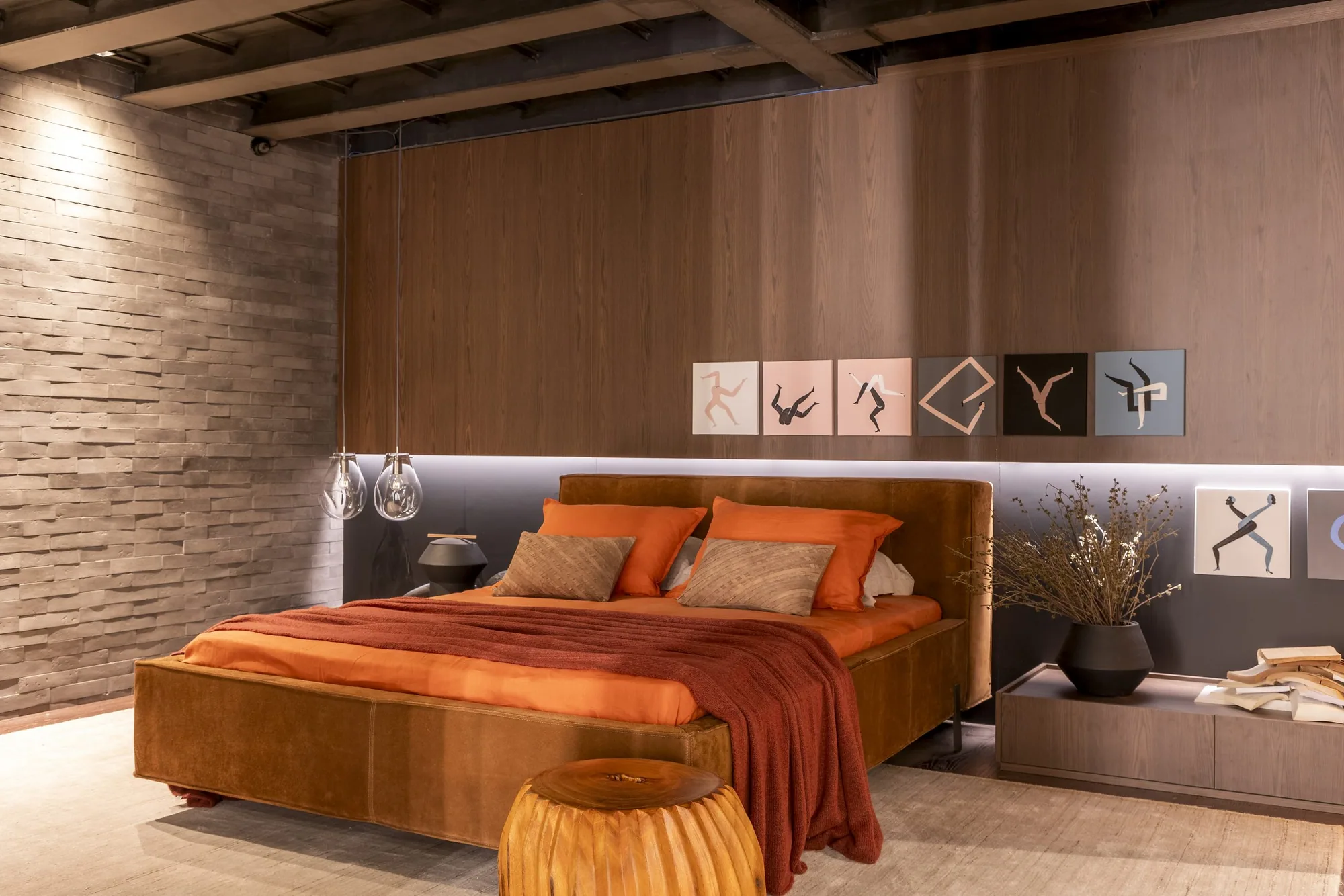 Global Living – CASACOR 2024 — projeto com peças Bed and Room