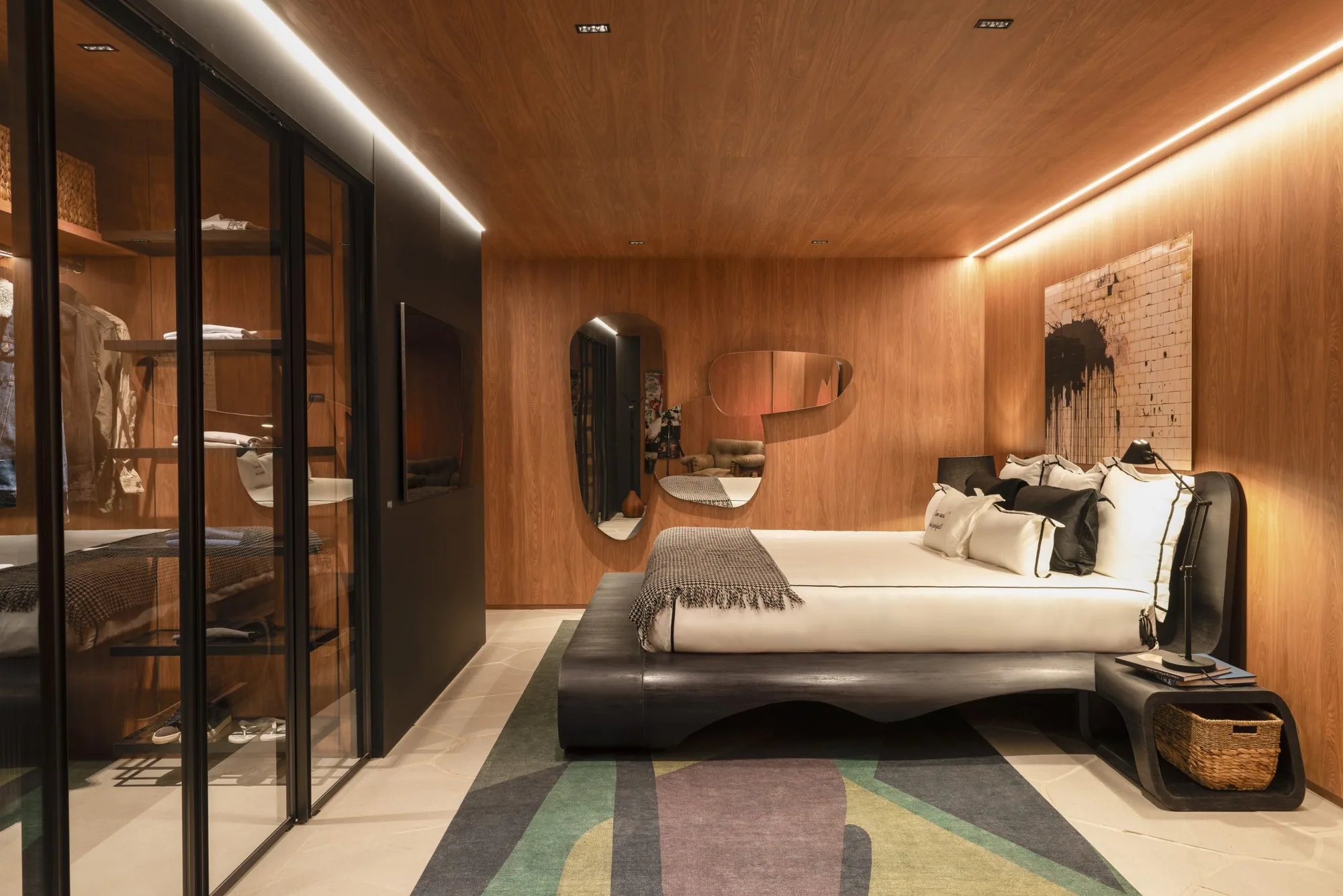 Loft do Jovem Executivo – CASACOR 2024 — projeto com peças Bed and Room
